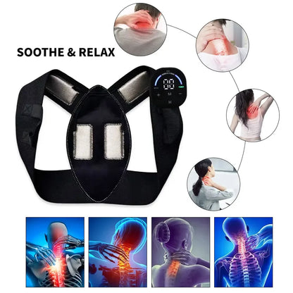 Smart EMS Posture Corrector & Back Massager — view 3