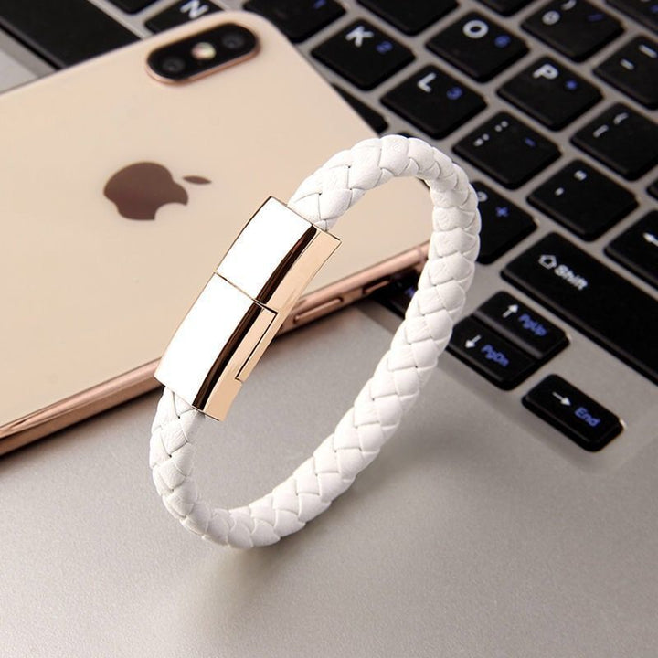 Charger bracelet USB C and iPhone charging wristband UK