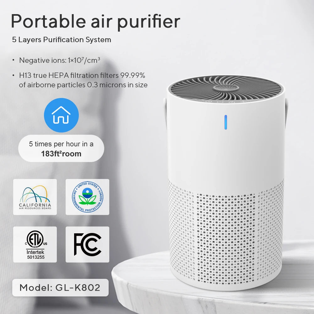 Portable Desktop HEPA H13 Air Purifier — view 1