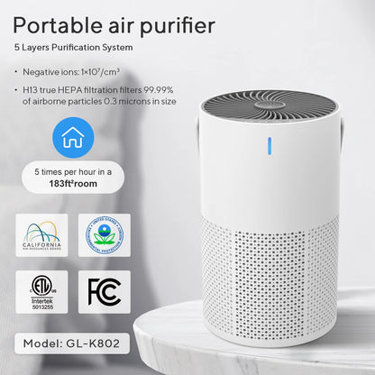 Portable Desktop HEPA H13 Air Purifier — view 1
