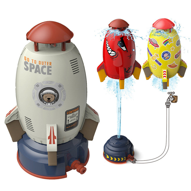Outdoor water rocket sprinkler summer fun toy UK